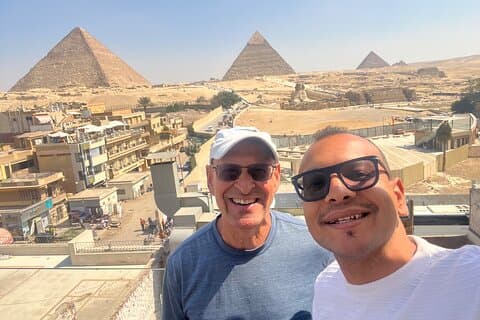 Excursion d'une journée à Gizeh pyramides & sphinx et voilier à vent
