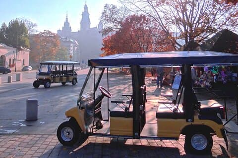 Cracovia Grand City Tour en carrito de golf (privado)
