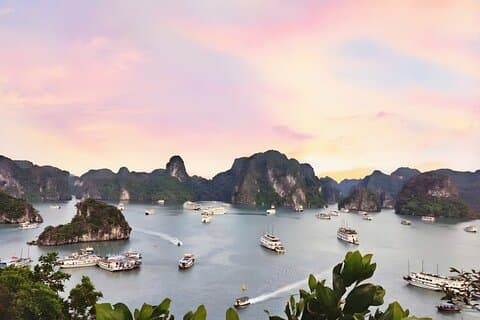 Unescos världsarvslista från Ha Noi, besök Ha Long Bay