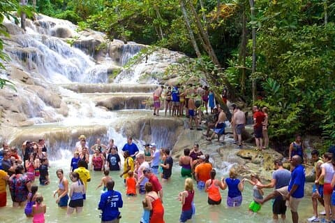 Visite privée de Dunn's River Falls et Blue Hole Ocho Rios Jamaïque