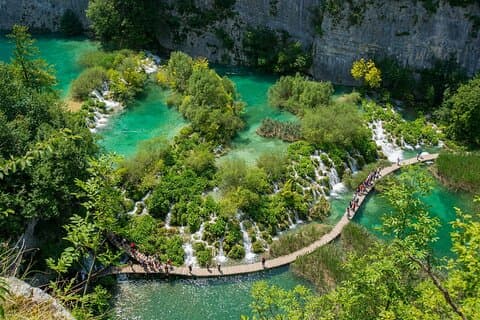 Privat tur til Plitvice Lakes fra Split