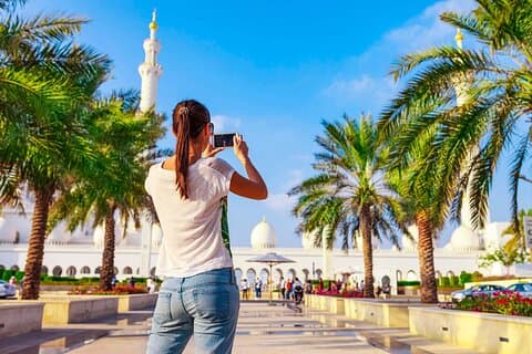 Sheikh Zayed Grand Mosque, Abu Dhabi Vandretur med audioguide