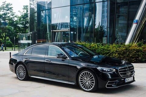 Warsaw Sightseeing with NEW Mercedes Sclass !!!