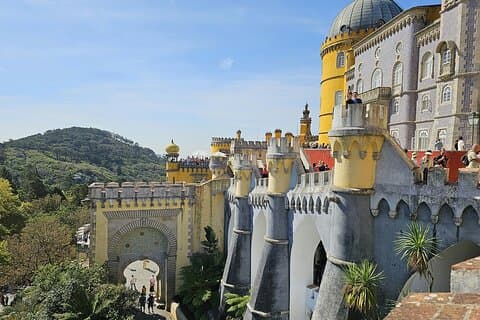 Sintra Pena Palace with Park and Moorish Castle Entry Tickets