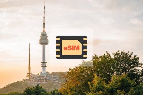 韓国 eSIM ローミング 4G および 5G データプラン