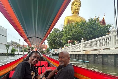 2 heures Bangkok Canals, Wat Paknam, Wat Arun Temple
