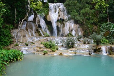 Luang Prabang Location de voiture privée : Cascade de Kuang Si (5h)