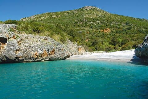 Boat excursion from Capo Palinuro to the Bay of Frescoes