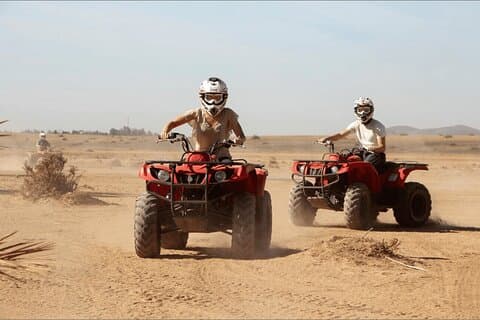 Avventura nel deserto con quad, cammelli, festa marocchina