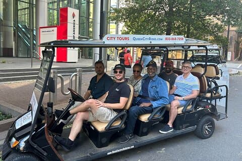 Il miglior tour storico della città di Charlotte su un carrello ecologico