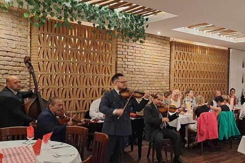 Traditional Hungarian Dinner with Live Gypsy Music