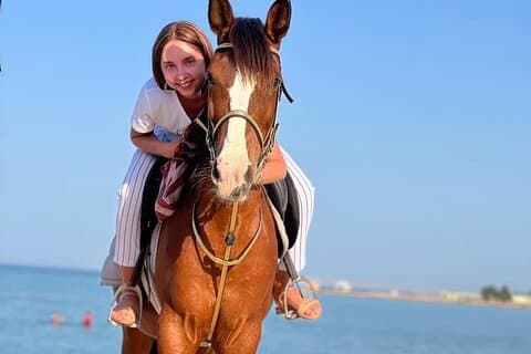 2 ore a cavallo sul mare con trasferimento da Hurghada