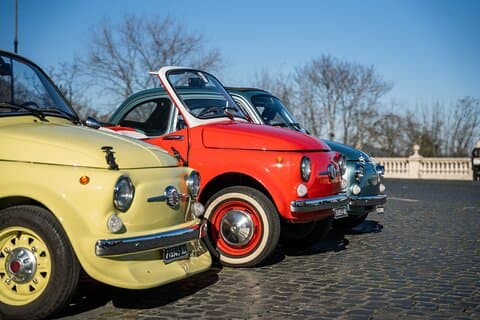 Rome Vintage Fiat 500 en Vespa Tour met Prosecco