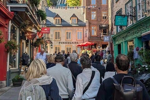 Tour panoramico a piedi della città di Québec con 1 giro in funicolare