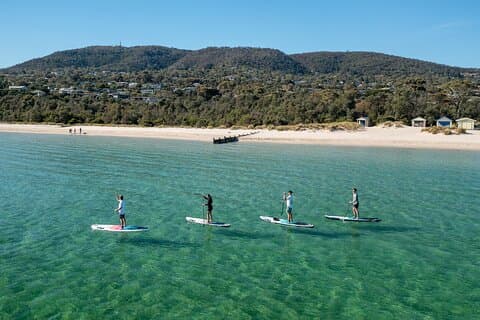 Aventure ultime dans la péninsule : stand up paddle, sources chaudes, randonnée, déjeuner et vignoble