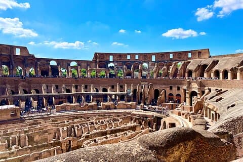 Colosseum, Arena, Roman Forum og Palatine Hill med AudioGuide