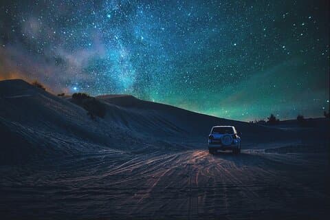Doha Night Desert Safari Stargazing Dune Drive Camel Ride