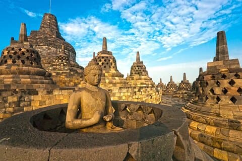 Excursão privada ao templo Borobudur e Prambanan saindo de Yogyakarta