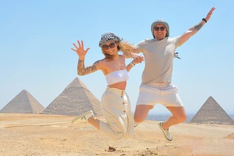 Tur til pyramidene med profesjonell fotograf fra Hurghada