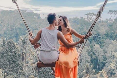 Excursão ao Bali Swing, Monkey Forest e Waterfalls