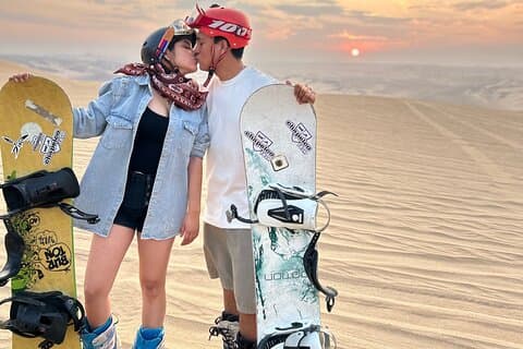 Real Professional Sandboard Ski Experience Huacachina