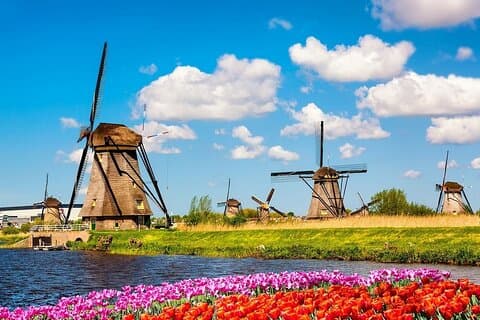 Udforsk Kinderdijk, Delft og Den Haag Dagstur fra Amsterdam