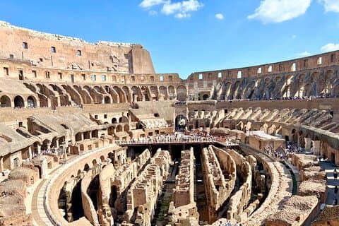 Kolosseum mit Arena, Forum Romanum und Führung durch den Palatin
