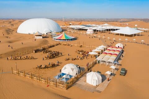 Binnen-Mongolië Hohhot 1Dag Kubuqi-woestijn (Whistling Dune Bay) Tour
