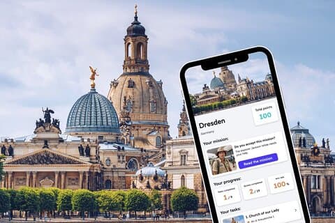 Dresden Exploration Game and City Tour on your Phone