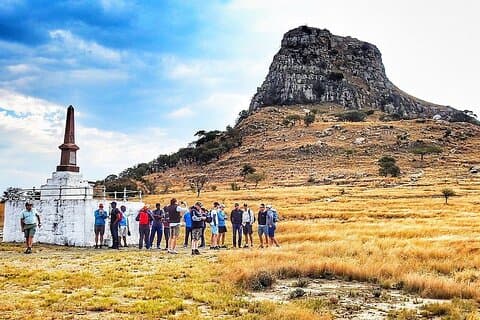 Heldag KwaZulu Slagfält Isandlwana och Rorke's Drift