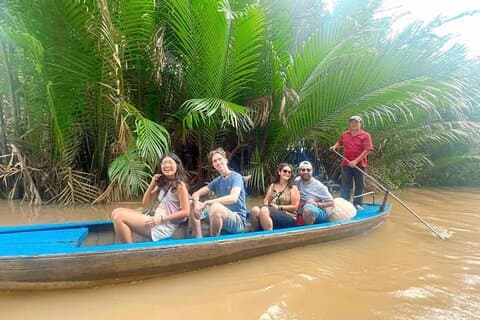 Experiencia en grupo pequeño del delta del Mekong / tour privado
