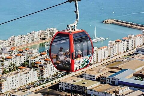 Esperienza in funivia e tour della città di Agadir.