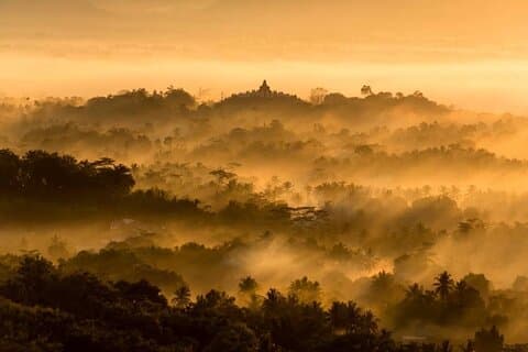 Sunrise at Punthuk Setumbu Borobudur and Prambanan One Day Tour