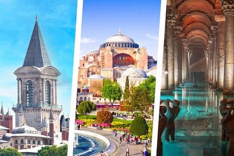 Ingresso combinado para o Palácio de Topkapi, Hagia Sophia e Cisterna da Basílica