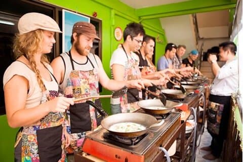 Silom Thai Cooking School avec visite du marché frais