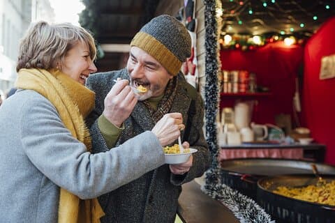 Buon tour privato a piedi: Storie di Natale di Calgary