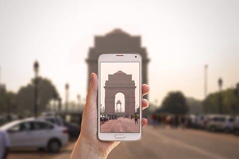 Vejledt by madtur i Delhi