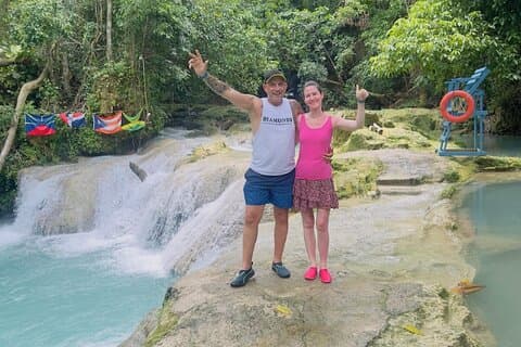 Blue Hole und Bambus Rafting Combo