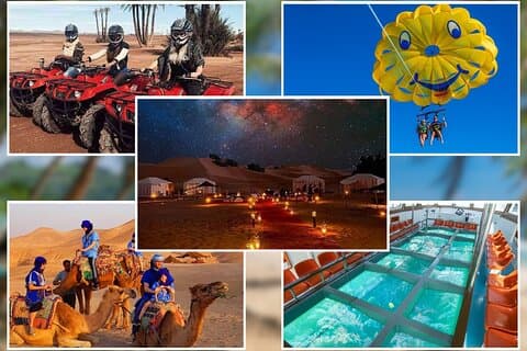 Mega Safari ATV Quad Parasailing & Glazen Boot - Sharm El Sheikh