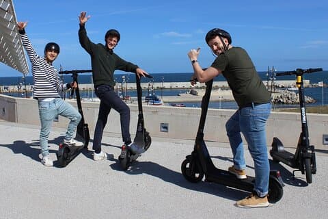 Elektroroller-Tour entlang der Promenade und Parks