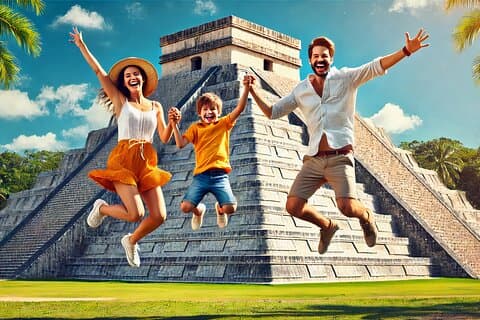 Chichén Itzá Heldagstur med Maya-buffet, Cenote og Valladolid