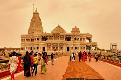 Todo el día Taj Mahal y Vrindavan