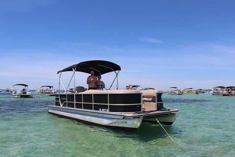 Okaloosa Island Fun Half Day Pontoon Boat Rental