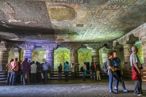2 Dias de Viagem no Tempo: Ajanta, Ellora e Aurangabad