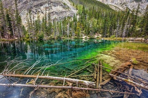 Kananaskis : Excursión de un día al Lago Grassi y al Cañón de la Gruta