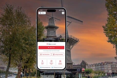 Självguidad rymdturistutforskning av Amsterdams kosmiska sida