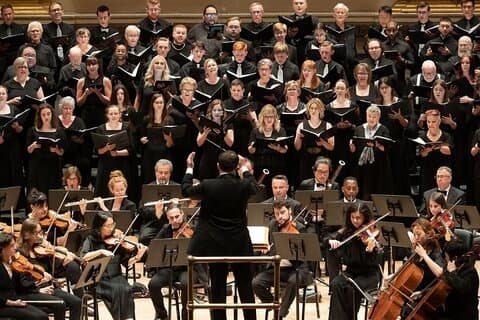 Interpretación en el Carnegie Hall desde el Conjunto Sinfónico de Nueva Inglaterra