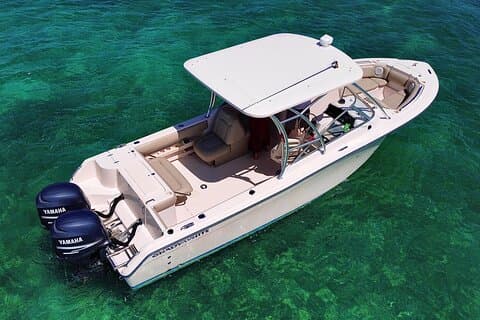 Charter privato 28 piedi Grady White. Razze, snorkeling, stelle marine