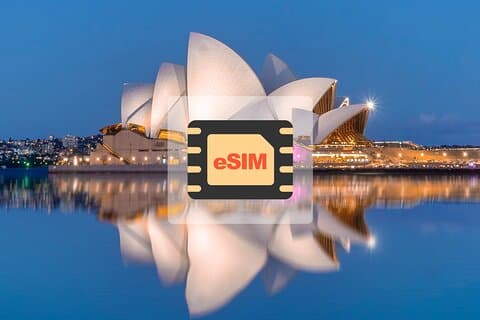 eSIM 4G/5G Data Plan for Australia and New Zealand via QR Code