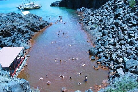 Santorini - Volcano and Hot springs